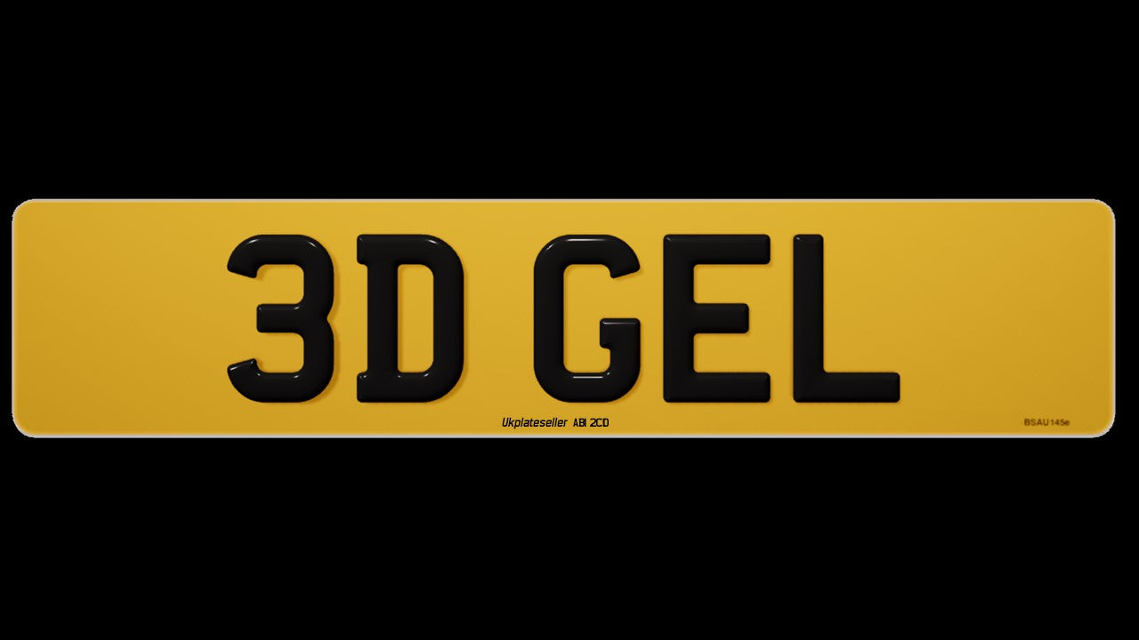 3D PLATES - ROAD LEGAL