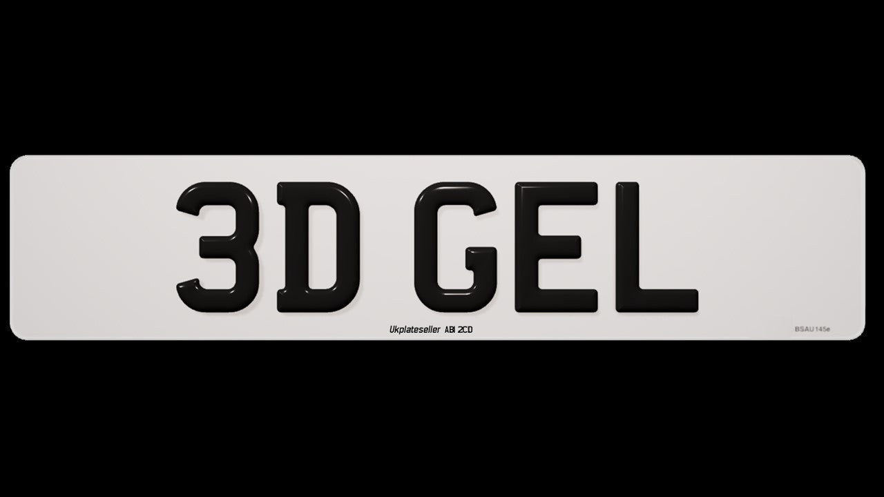 3D PLATES - ROAD LEGAL