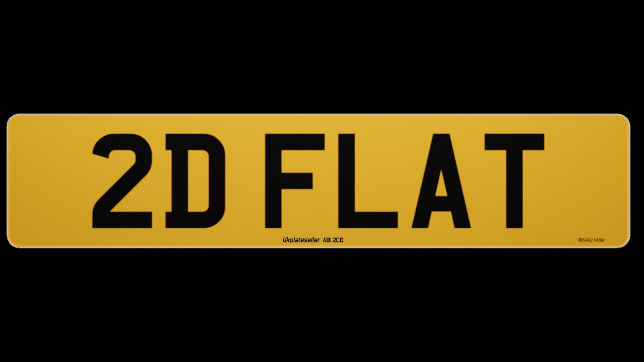2D PLATES - ROAD LEGAL