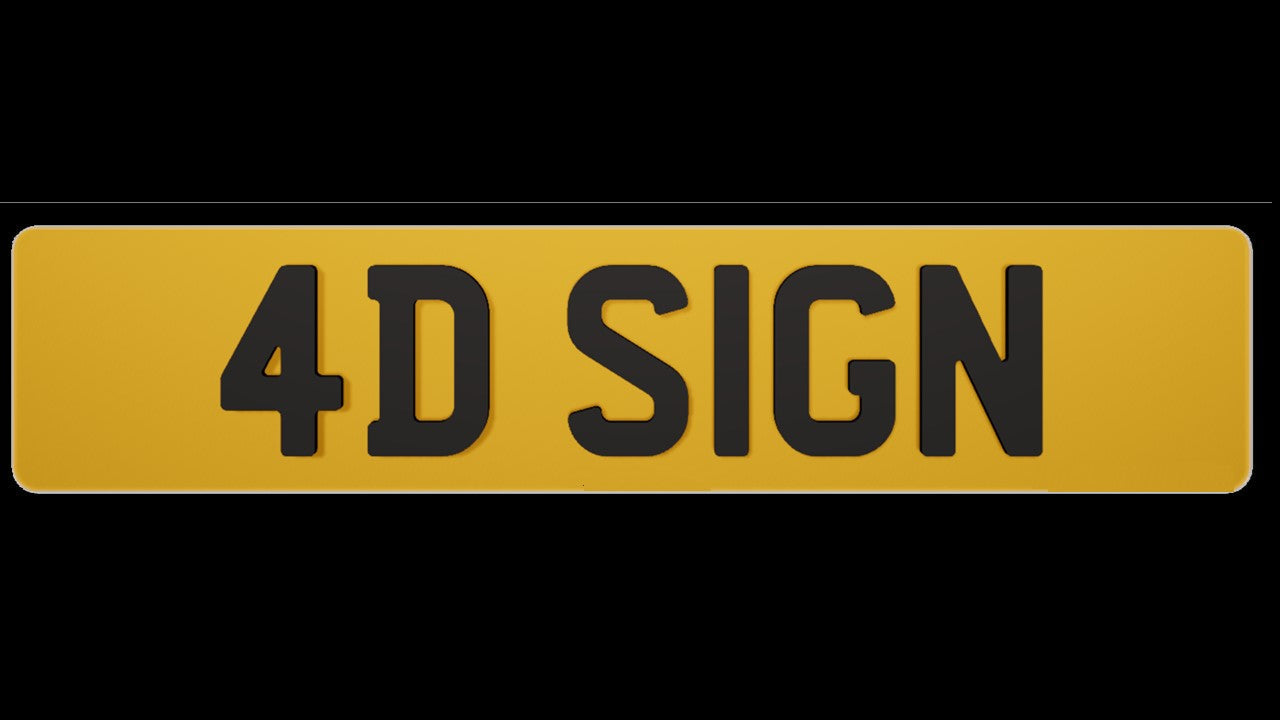 4D SHOW SIGN